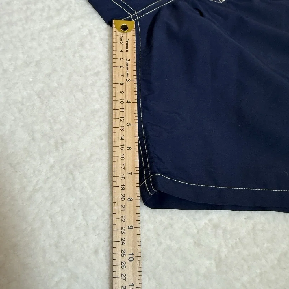 Polo Ralph Lauren Swim Shorts Mens M Lined Board Shorts Nylon Blue Solid